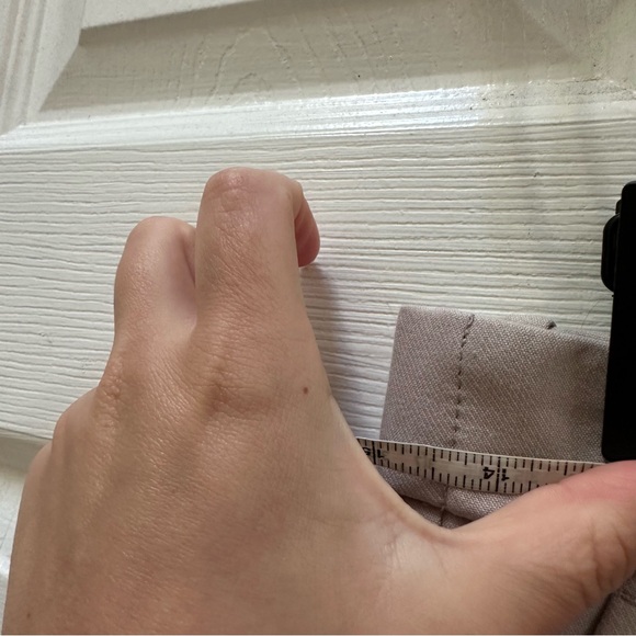 Abercrombie & Fitch A&F Sloane Tailored Wide Leg Pant 28 6 tan cream - Picture 5 of 6